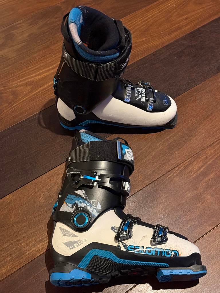 Salomon Quest skischoenen, mondopoint 29, Ophalen, 160 tot 180 cm, Gebruikt, Schoenen