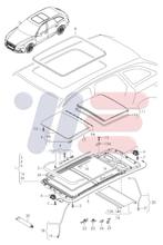 Panoramadak revisie Audi A6 C7 ('12-'18) 4G9877049, Auto-onderdelen, Ophalen, Audi, Audi