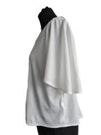 Zara cape blouse, Kleding | Dames, Zara, Ophalen of Verzenden, Wit, Zo goed als nieuw