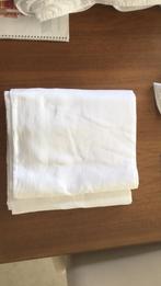 Yumeko wit gewassen linnen laken, groot formaat 290x240 cm, Huis en Inrichting, Slaapkamer | Beddengoed, Wit, Overige typen, Tweepersoons