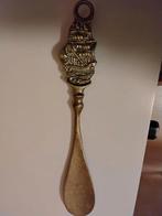 Schoenlepel met fregat afbeelding, messing /koper, Antiek en Kunst, Ophalen of Verzenden