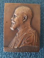 plaquette brons van een arts, Antiek en Kunst, Antiek | Koper en Brons, Ophalen, Brons