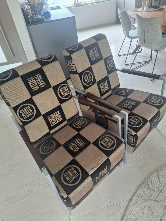 Fauteuils - Set van 2, Huis en Inrichting, Fauteuils, 50 tot 75 cm, Minder dan 75 cm, Ophalen