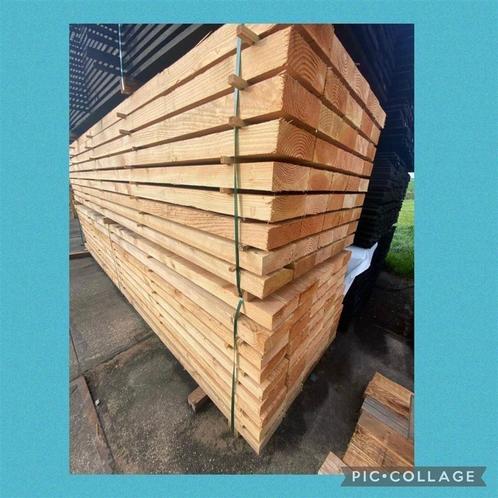 MOOI ASSORTIMENT DOUGLAS, Doe-het-zelf en Verbouw, Hout en Planken, Nieuw, Balk, Grenen, 300 cm of meer, 50 mm of meer, Ophalen of Verzenden