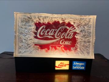 COCA COLA / COLA LIGHT / SCHWEPPES reclame lichtbak