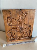 Houten speculaasplank Sinterklaas te Paard, Antiek en Kunst, Ophalen of Verzenden