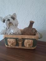 Hondje beld, Ophalen of Verzenden, Zo goed als nieuw, Steen, Aardewerk of Keramiek, Dier