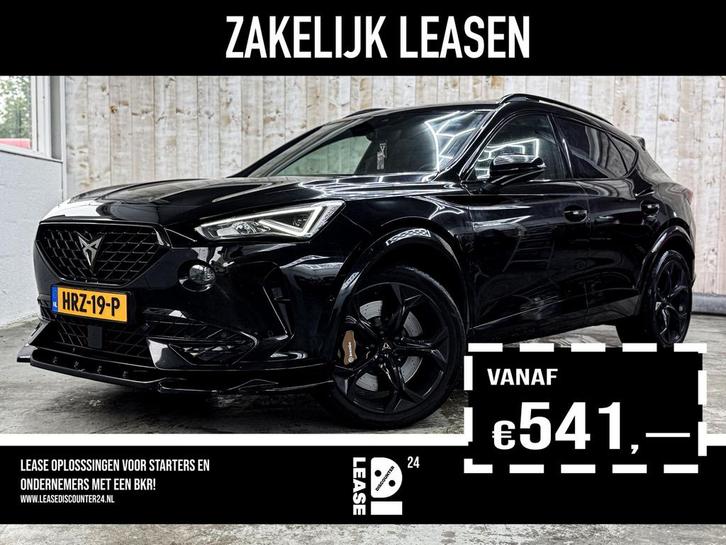Cupra Formentor VZ 2.0 TSI 310pk 4DRIVE 2021 Black on Black, Auto's, Cupra, Bedrijf, 360° camera, ABS, Achteruitrijcamera, Adaptieve lichten