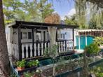 Te koop mooie 4-persoons mobile home in Porlezza Italië, Vakantie, Recreatiepark, In bos, Tuin
