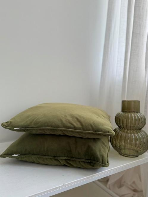 Kussenset Dutch Decor + glazen vaas! €4, Huis en Inrichting, Woonaccessoires | Kussens, Zo goed als nieuw, Ophalen