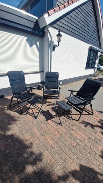 Bardani Campingstoelen met Voetenbank beschikbaar voor biedingen