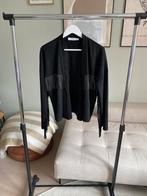 Zwart suede jasje met fringes, Le Ballon maat M., Ophalen of Verzenden, Zo goed als nieuw, Zwart