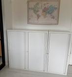 Set van 3 witte metalen lockers IKEA (Josef), Huis en Inrichting, Ophalen, Gebruikt