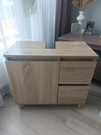 Badkamerkast sonoma eiken 65cmx33cmx60cm nieuw in doos, Ophalen of Verzenden, Nieuw, 25 tot 50 cm, (Half)hoge kast