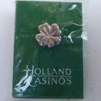 Klaver 4 pin Holland Casino Geluksklavertje 🍀., Verzamelen, Speldjes, Pins en Buttons, Ophalen, Nieuw, Speldje of Pin