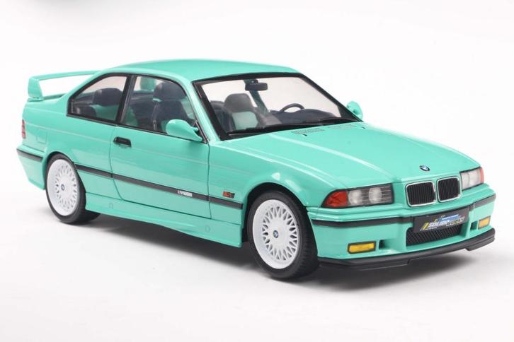 1:18 BMW M3 E36 Coupe Solido Works  – 1991 – Mint Groen, Hobby en Vrije tijd, Modelauto's | 1:18, Nieuw, Auto, Overige merken