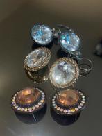 Oorbellen Set - Knopjes, Hangers, Strass, Met kristal, Overige materialen, Ophalen of Verzenden, Zo goed als nieuw