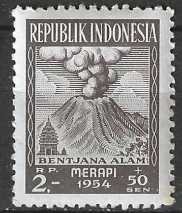 Indonesie 1954 - Yvert 79 - Vulkaanuitbarsting Merapi (PF) beschikbaar voor biedingen