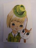 WIL BERG.  JONGEN MET KONIJN, Ophalen of Verzenden