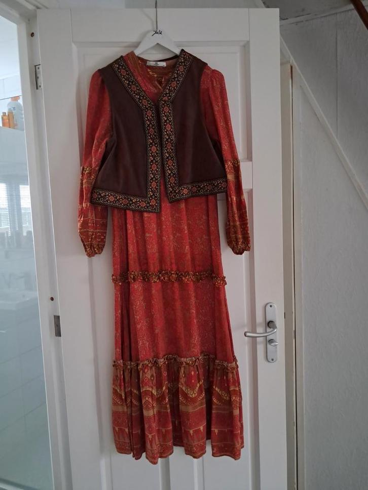 Boho, ibiza, Kleding | Dames, Jurken, Zo goed als nieuw, Onder de knie, Ophalen of Verzenden