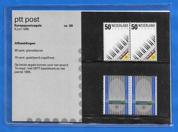 Postzegelmapje 30 - Europapostzegels 1985    beschikbaar voor biedingen