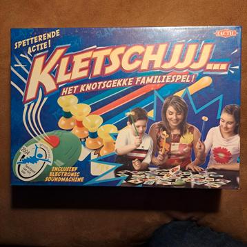 Kletsch! Knotsgek Familiespel beschikbaar voor biedingen