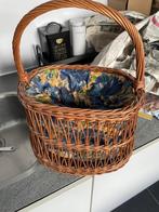 brocante / vintage rieten boodschappenmand, Antiek en Kunst, Curiosa en Brocante, Ophalen