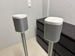 Sonos Play 1 wit 2x - Met luxe standaards | Nieuwstaat!, Ophalen, Zo goed als nieuw, Sonos, 120 watt of meer