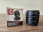 Caruba autofocus extension tube set chrome voor Olypus MFT, Ophalen, Zo goed als nieuw, Overige typen
