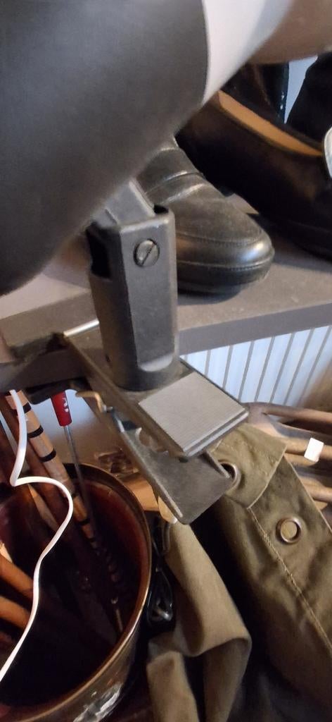 Vintage Klem Spotlamp, Gebruikt, Klem, Minder dan 30 watt, Gloeilamp