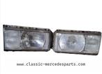 Koplampen set Mercedes W116 280s 280se 280sel 350se 350sel 4, Gebruikt, -, Ophalen of Verzenden, -