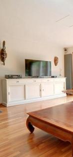 Witte dressoir kast / tv meubel (op te halen in Zeist), Huis en Inrichting, Ophalen, Gebruikt, 200 cm of meer, 25 tot 50 cm