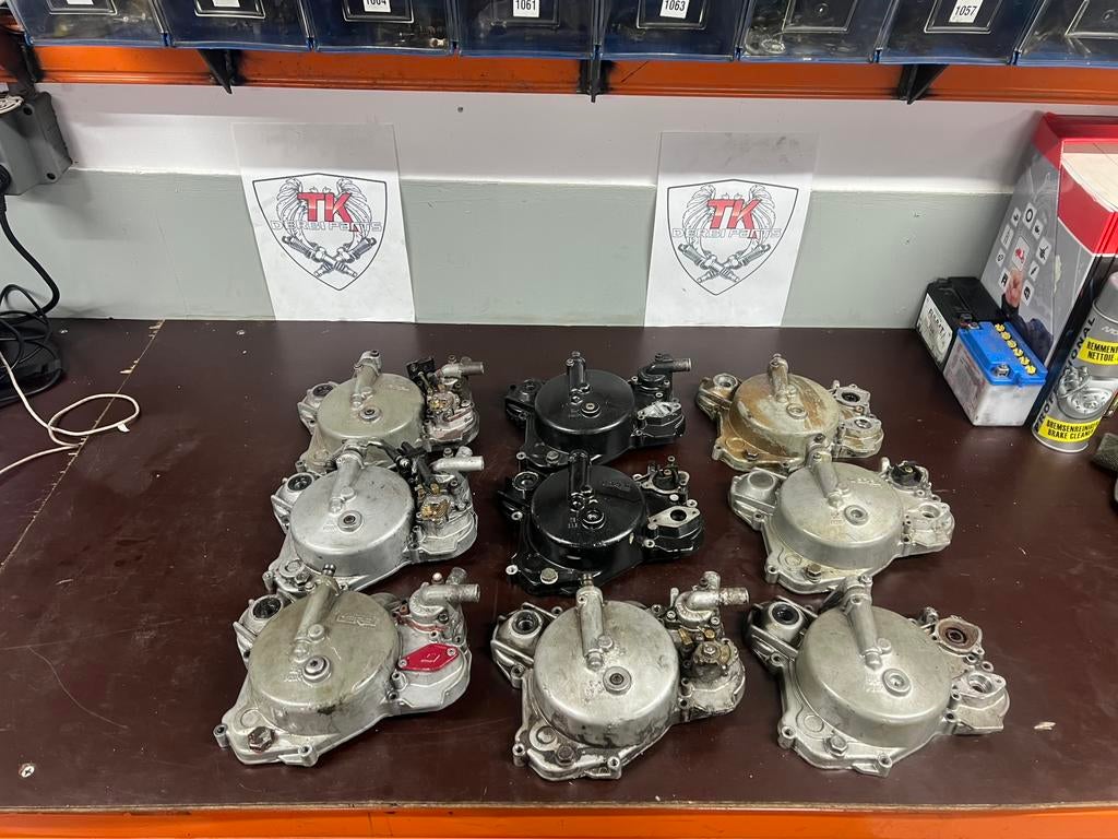 Derbi euro 2 ot koppelings deksels, Fietsen en Brommers, Brommeronderdelen | Algemeen, Gebruikt, Blok, Ophalen of Verzenden