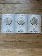 3 x 1 oz Libertad 2024 zilver NIEUW (mint staat in blister), Ophalen of Verzenden