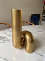 Pols Potten “Yourtube Vase Gold”, Huis en Inrichting, Woonaccessoires | Vazen, Ophalen of Verzenden, Overige kleuren, Minder dan 50 cm