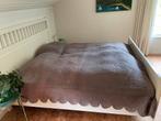 Tweepersoons bed Ikea wit hout 180 x 200, Ophalen, Gebruikt, Wit, Tweepersoons