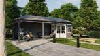 Blokhut - Tuinhuis Gretel | 44 mm | vuren onbehandeld, Verzenden, Nieuw