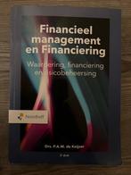 Financieel management en financieel 3e druk, Zo goed als nieuw, Noordhoff Uitgevers, Beta, HBO