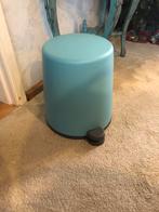 Mooie groen/blauwe pendaalemmer prullenbak, Kunststof, Met pedaal, Ophalen of Verzenden, Zo goed als nieuw