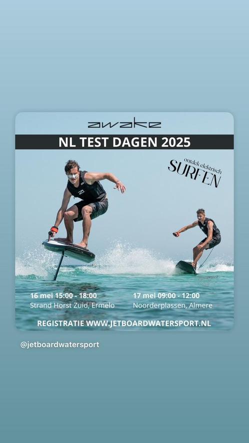 16/5 Efoil & Jetboard DEMO middag “Awake”, Contacten en Berichten, Sport en Hobby oproepen