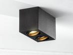 GT Cube Kardan 2.0 Zwart, Duo opbouwspot, NIEUW!, Verzenden, Nieuw, Metaal of Aluminium, Plafondspot of Wandspot