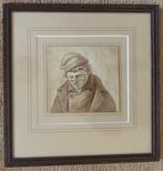 P.C. Wonder (1780-1852) Man met knijpbrilletje, Antiek en Kunst, Ophalen of Verzenden