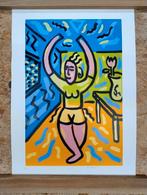 Zeefdruk van  Peter Hofland. no. 73 van 100., Ophalen of Verzenden