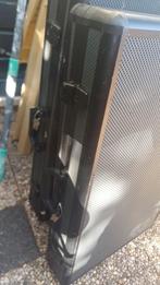 Twee zwarte hardcase koffers, Gebruikt, Zwart, Ophalen of Verzenden, Met slot