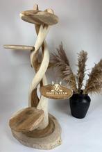 Luxe Houten krabpaal | De Dubbel Twist 150 cm, Dieren en Toebehoren, Ophalen of Verzenden, Nieuw, Krabpaal