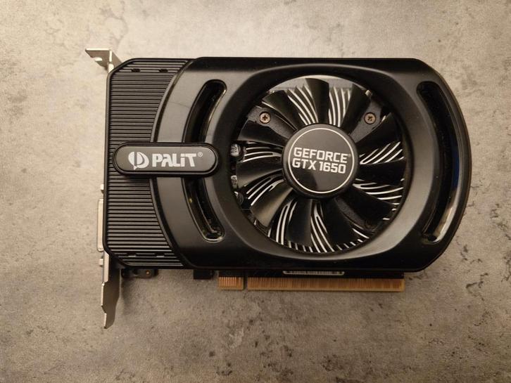 Palit GeForce GTX 1650 videokaart, Computers en Software, Videokaarten, Gebruikt, Nvidia, PCI-Express 3.0, GDDR5, HDMI, DVI, Ophalen of Verzenden