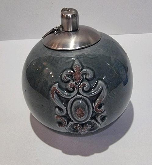 Riverdale olielamp 18cm, Huis en Inrichting, Woonaccessoires | Kandelaars en Kaarsen, Nieuw, Minder dan 25 cm, Overige materialen
