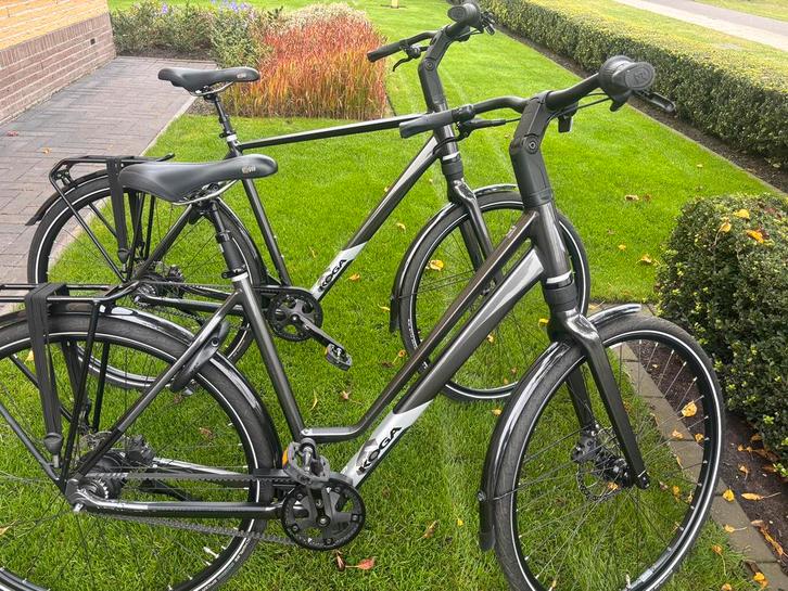 Set Koga F3 6.0 in nieuwstaat, Fietsen en Brommers, Fietsen | Dames | Damesfietsen, Zo goed als nieuw, Overige merken, Versnellingen