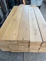 Eiken vloer 46 m2 massieve vloerdelen 20 cm breed 1,9 cm dik, Ophalen, Gebruikt, Vloerdelen of -planken, 10 m² of meer