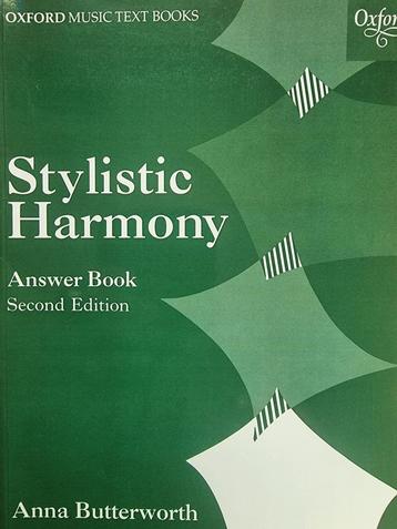 Anna Butterworth. Stylistic Harmony Answer Book 2e aedition. beschikbaar voor biedingen